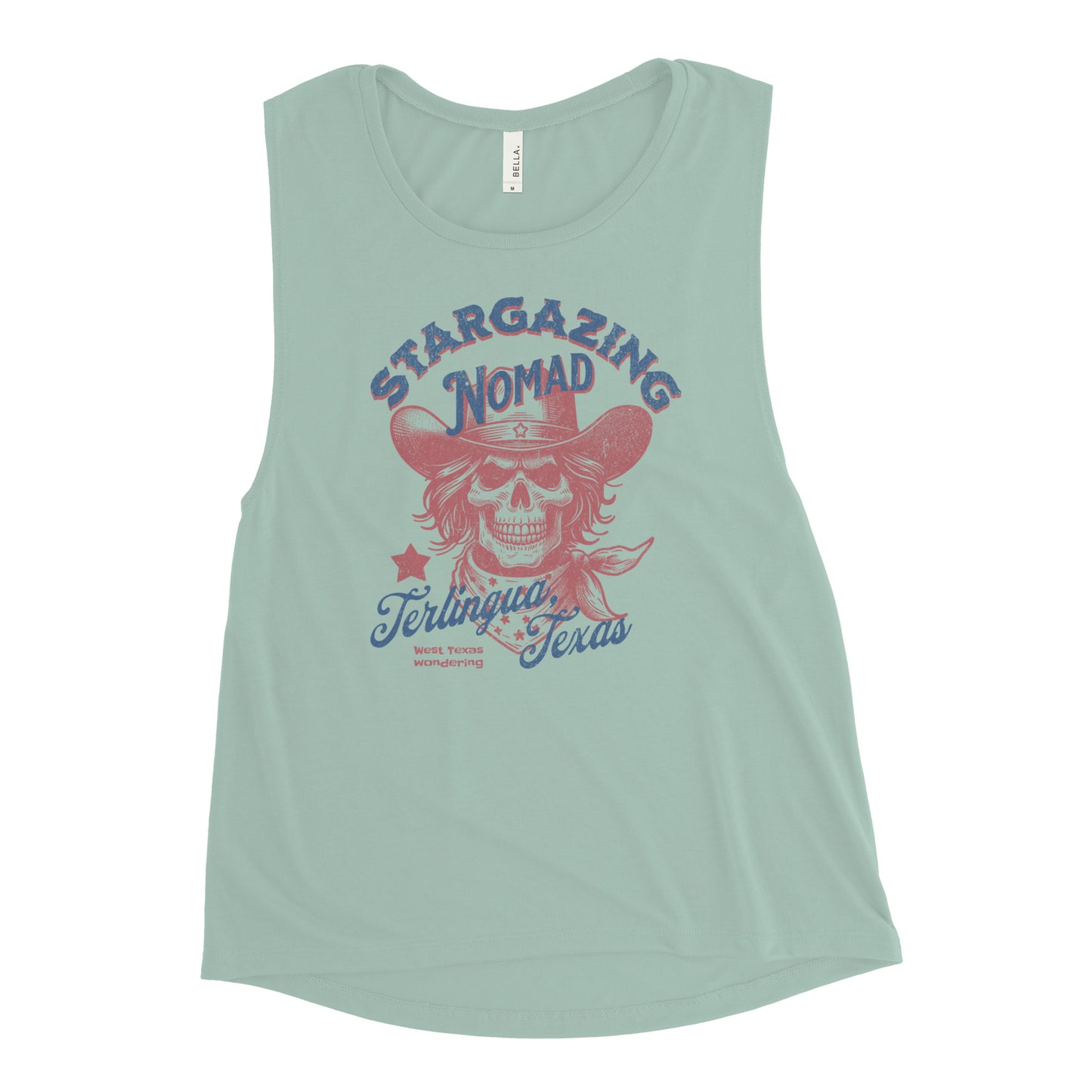 Stargazing Nomad Frontier Outlaw Ladies’ Muscle Tank