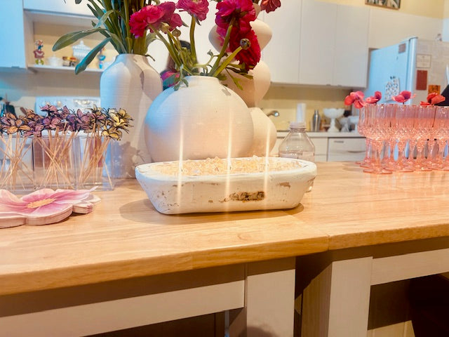 Wooden Bowl - 3 Wick