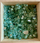 Brown Bowl / Amber Fire Glass