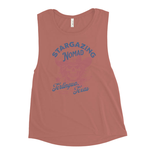 Stargazing Nomad Frontier Outlaw Ladies’ Muscle Tank